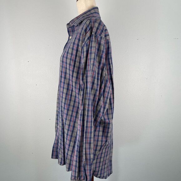 Pronto Uomo Button Down Dress Shirt Size L - Picture 4 of 9